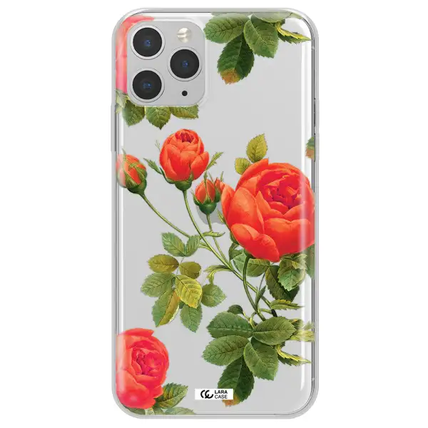 a close-up of a flower Apple iPhone 11 pro Clear TPU Case