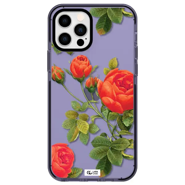 a close-up of a flower Apple iPhone 12 pro impact Lilac Case