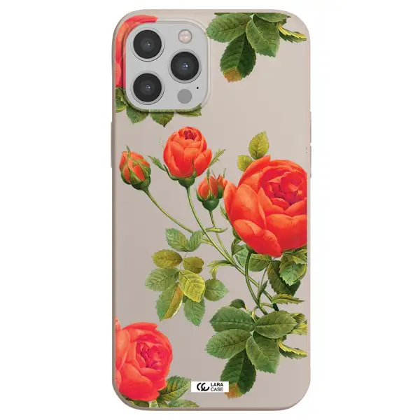 a close-up of a flower Apple iPhone 12 pro max Silicone Stone Case
