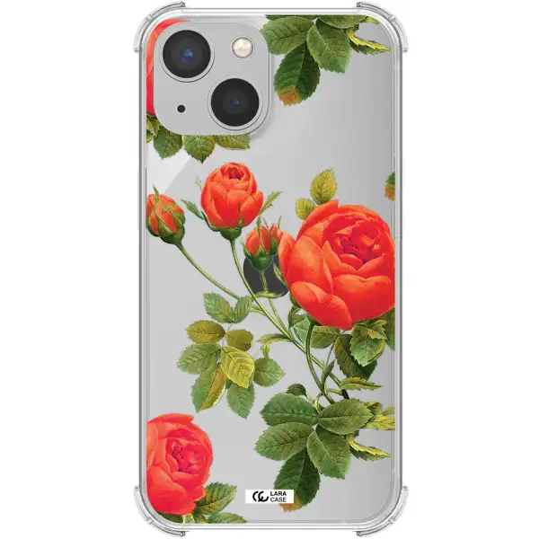 a close-up of a flower Apple iPhone 13 Clear PC Case