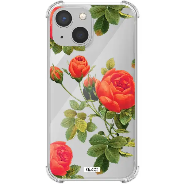 a close-up of a flower Apple iPhone 13 mini Clear PC Case