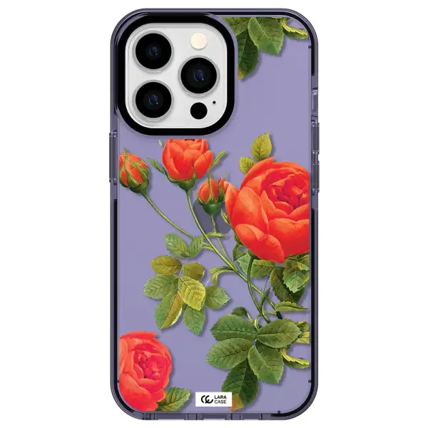 a close-up of a flower Apple iPhone 13 Pro impact Lilac Case