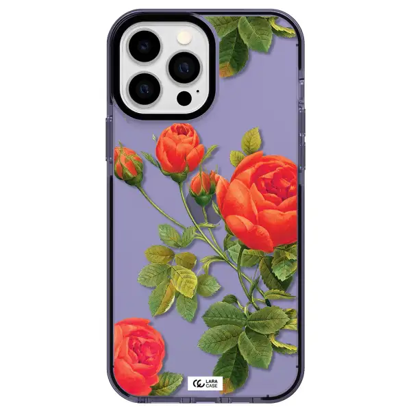 a close-up of a flower Apple iPhone 13 Pro Max impact Lilac Case
