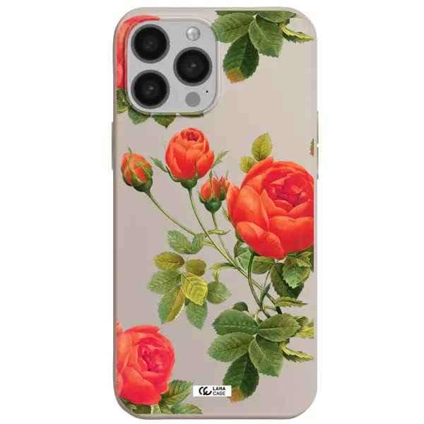 a close-up of a flower Apple iPhone 13 Pro Max Silicone Stone Case