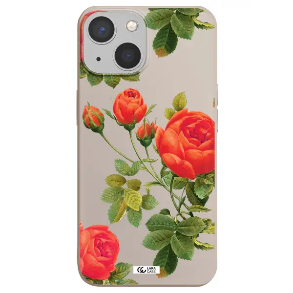 a close-up of a flower Apple iPhone 13 Silicone Stone Case
