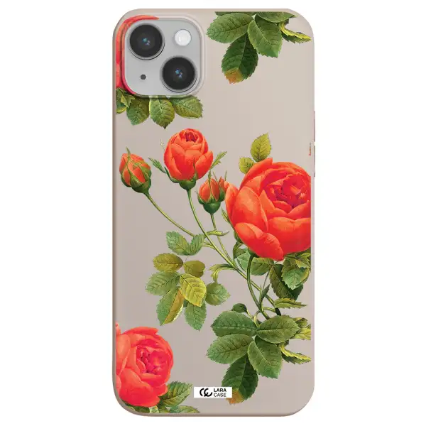 a close-up of a flower Apple iPhone 14 Silicone Stone Case