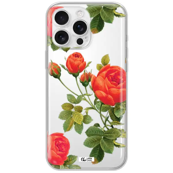 A Close-Up Of A Flower Apple Iphone 16 Pro Max Clear Tpu Case