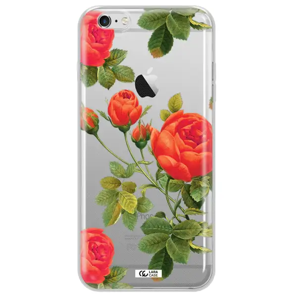 a close-up of a flower Apple iPhone 6 s plus Clear TPU Case
