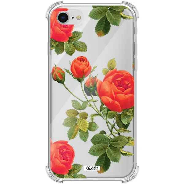 a close-up of a flower Apple iPhone se 2020 Clear PC Case