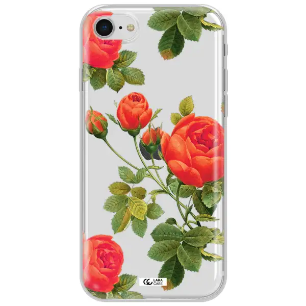 A Close-Up Of A Flower Apple Iphone Se 2020 Clear Tpu Case