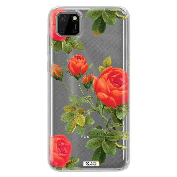 a close-up of a flower Huawei Honor 9S Clear TPU Case