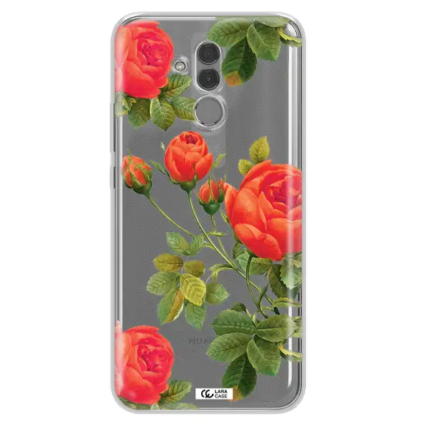 a close-up of a flower Huawei Mate 20 Lite Clear TPU Case