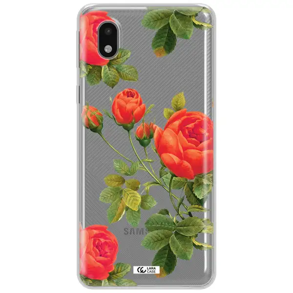 A Close-Up Of A Flower Samsung A01 Core Clear Tpu Case