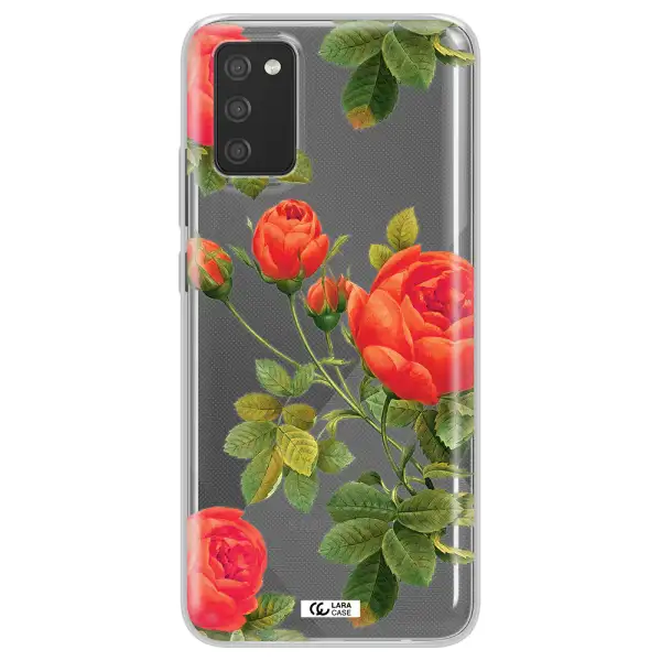 a close-up of a flower Samsung A02S Clear TPU Case