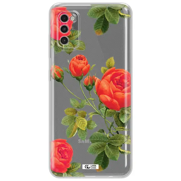 A Close-Up Of A Flower Samsung A41 Clear Tpu Case