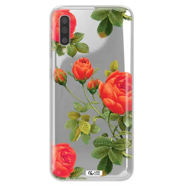 A Close-Up Of A Flower Samsung A50S Clear Tpu Case