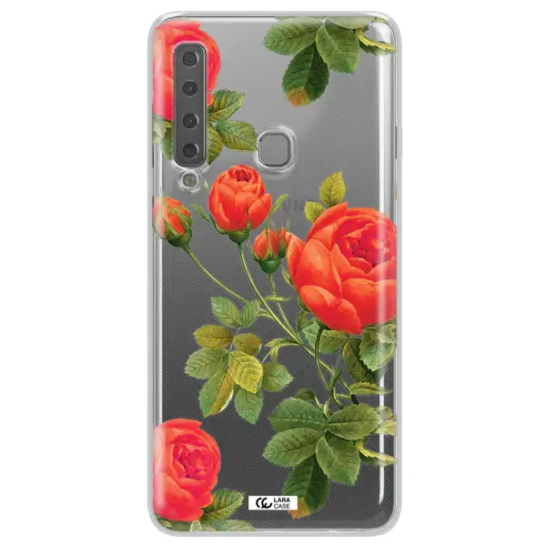 a close-up of a flower Samsung A9 2018 Clear TPU Case