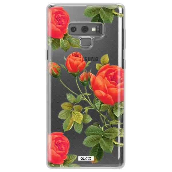a close-up of a flower Samsung Note 9 Clear TPU Case