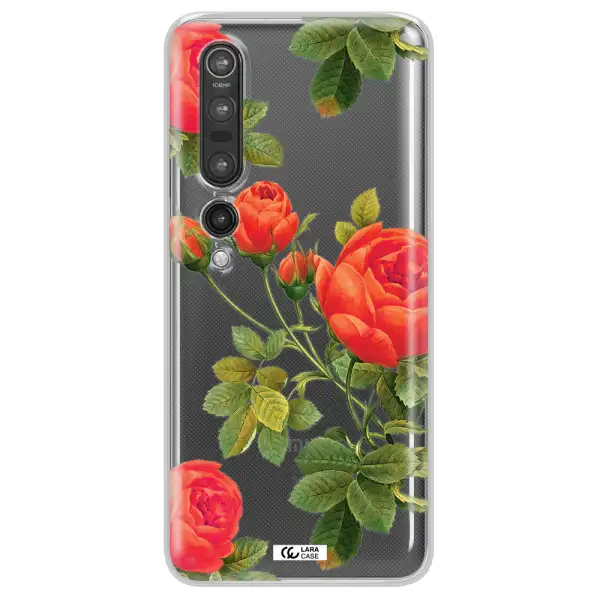 a close-up of a flower Xiaomi Mi 10 Pro Clear TPU Case