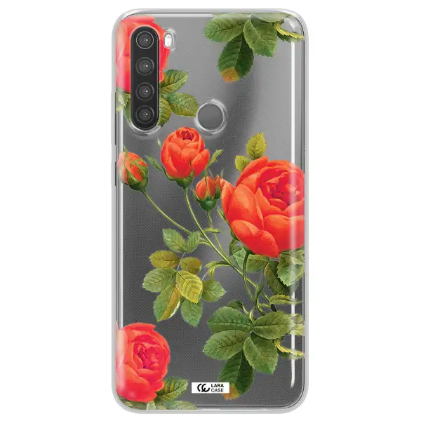 a close-up of a flower Xiaomi Note 8 Clear TPU Case