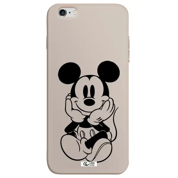 a cartoon of a mouse Apple iPhone 6 plus Silicone Stone Case