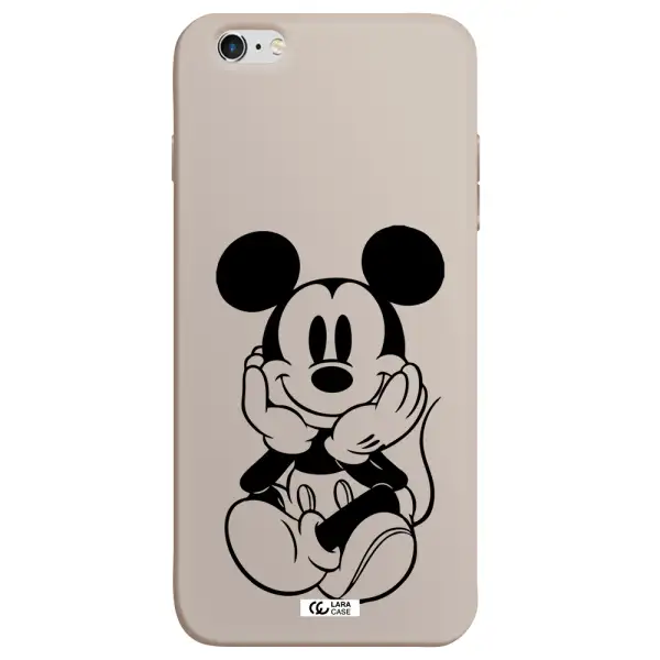 a cartoon of a mouse Apple iPhone 6 s plus Silicone Stone Case
