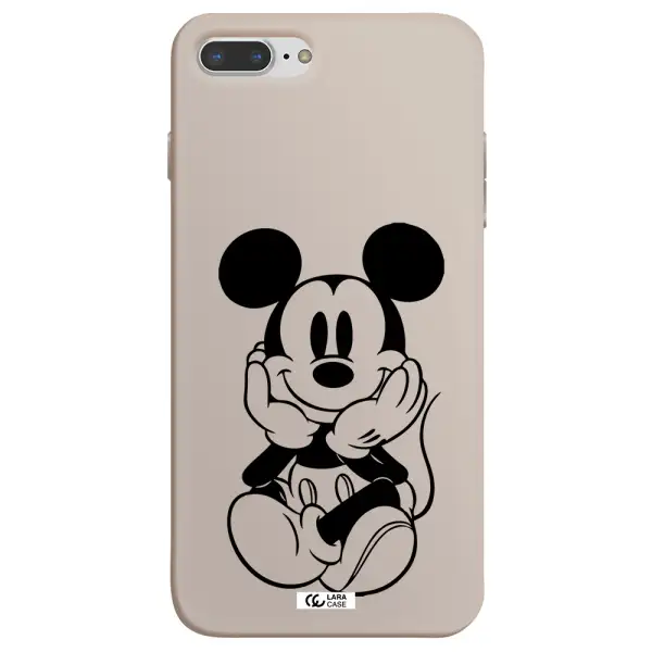 a cartoon of a mouse Apple iPhone 7 plus Silicone Stone Case