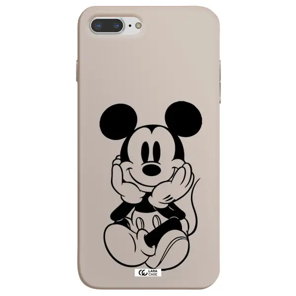a cartoon of a mouse Apple iPhone 8 plus Silicone Stone Case