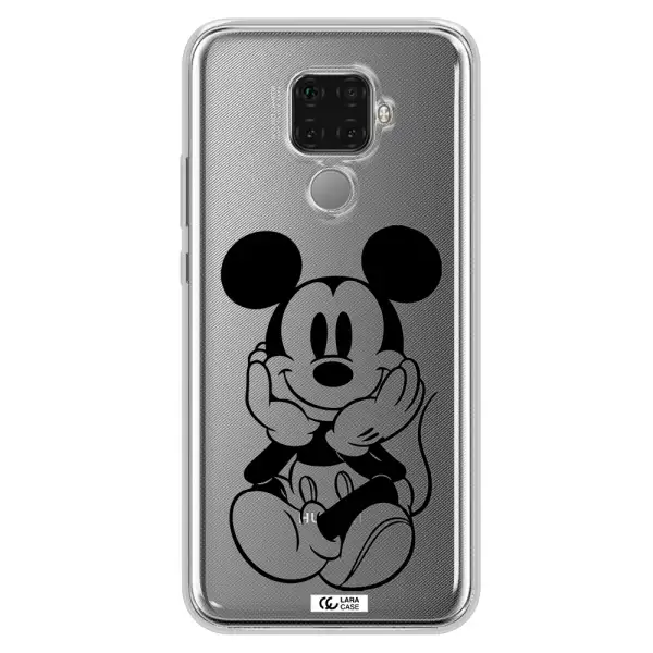 a cartoon of a mouse Huawei Mate 30 Lite Clear TPU Case