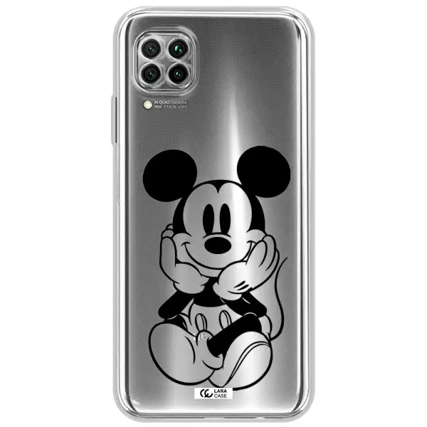 A Cartoon Of A Mouse Huawei Nova 7I Clear Tpu Case