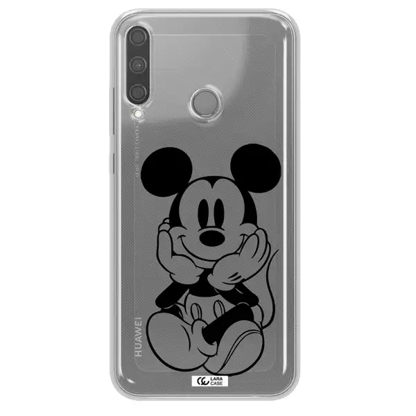 a cartoon of a mouse Huawei P40 Lite E Clear TPU Case