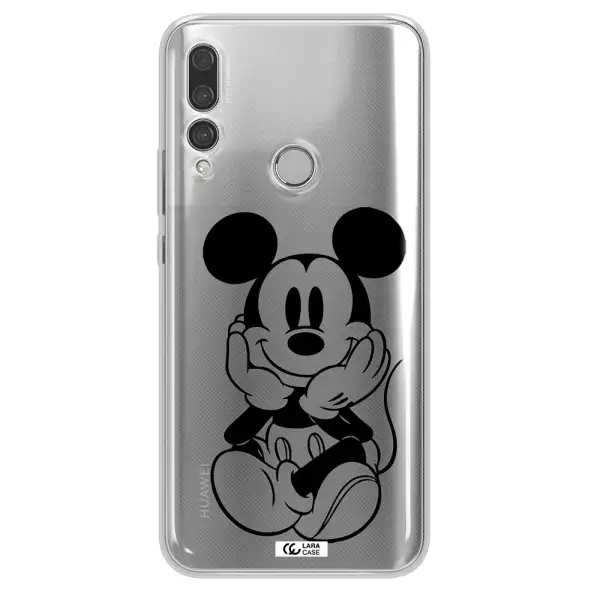 a cartoon of a mouse Huawei Y9 Prime 2019 Clear TPU Case