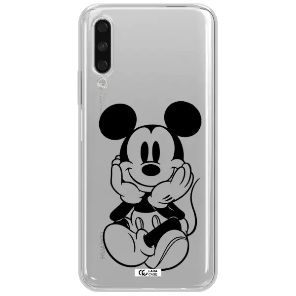 A Cartoon Of A Mouse Huawei Y9S Clear Tpu Case