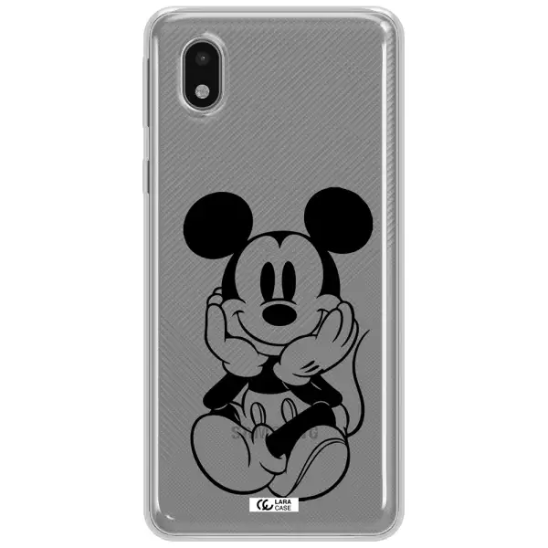 A Cartoon Of A Mouse Samsung A01 Core Clear Tpu Case