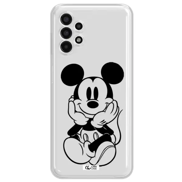 a cartoon of a mouse Samsung A13 4g Clear TPU Case