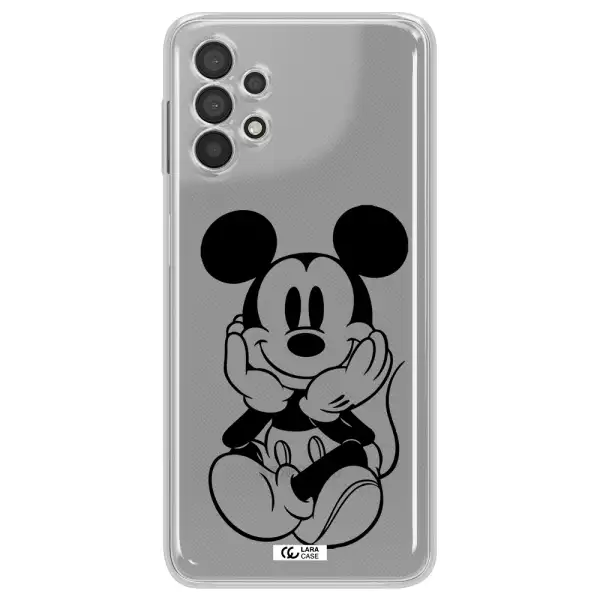 A Cartoon Of A Mouse Samsung A32 4G Clear Tpu Case