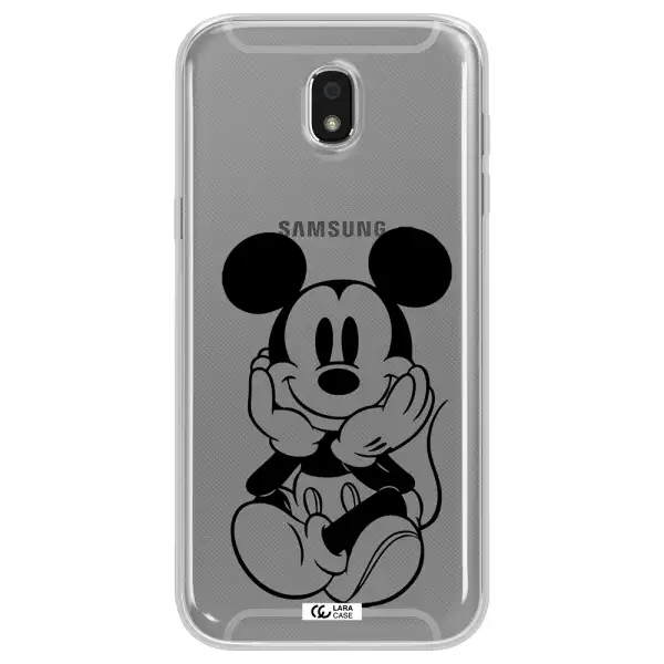 a cartoon of a mouse Samsung J5 2017 Clear TPU Case