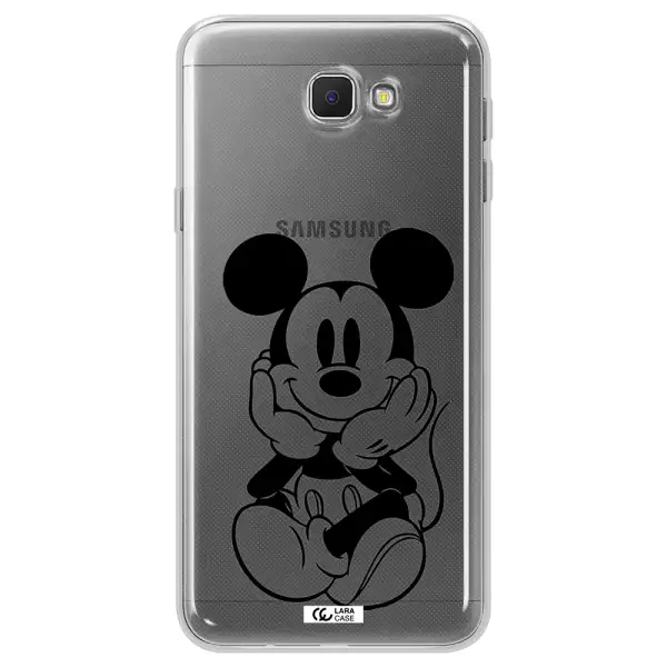 a cartoon of a mouse Samsung J5 Prime Clear TPU Case