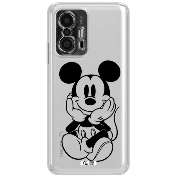 A Cartoon Of A Mouse Xiaomi 11T Clear Tpu Case