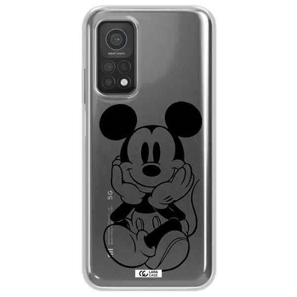 a cartoon of a mouse Xiaomi Mi 10T Clear TPU Case