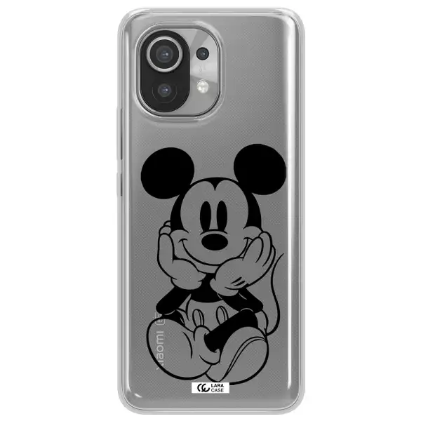 a cartoon of a mouse Xiaomi Mi 11 Clear TPU Case