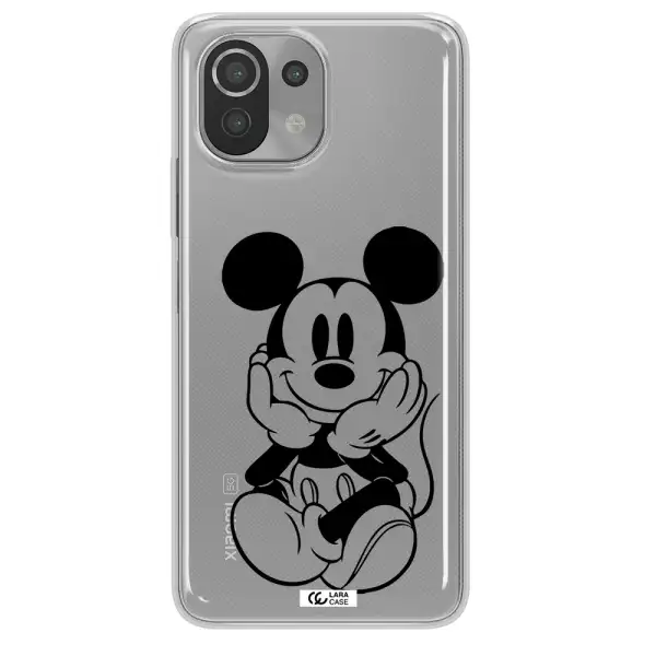 a cartoon of a mouse Xiaomi Mi 11 Lite Clear TPU Case