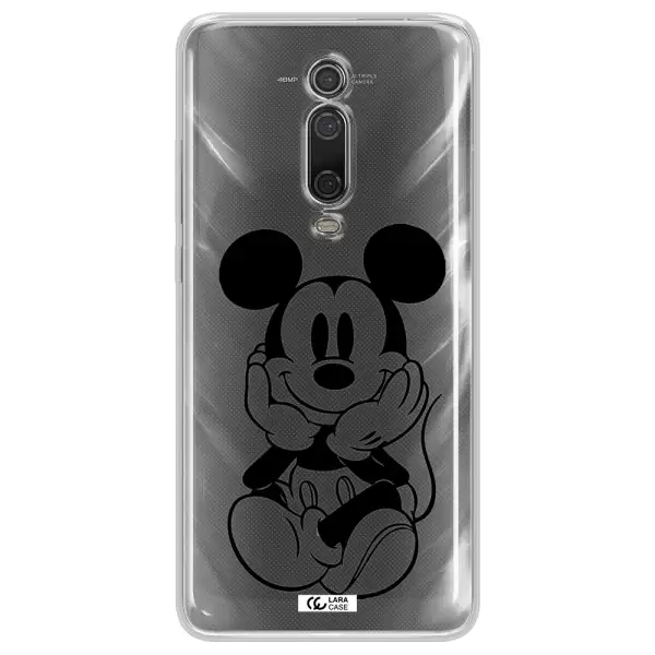 a cartoon of a mouse Xiaomi Mi 9T Clear TPU Case