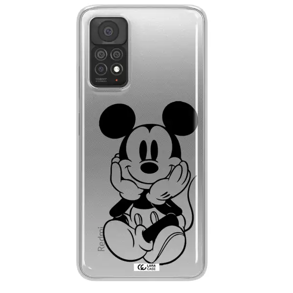 a cartoon of a mouse Xiaomi Note 11 Pro Clear TPU Case