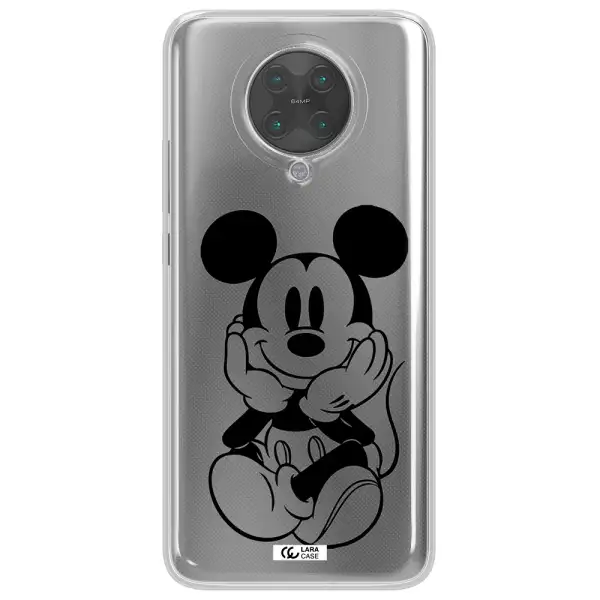 a cartoon of a mouse Xiaomi Poco F2 Pro Clear TPU Case