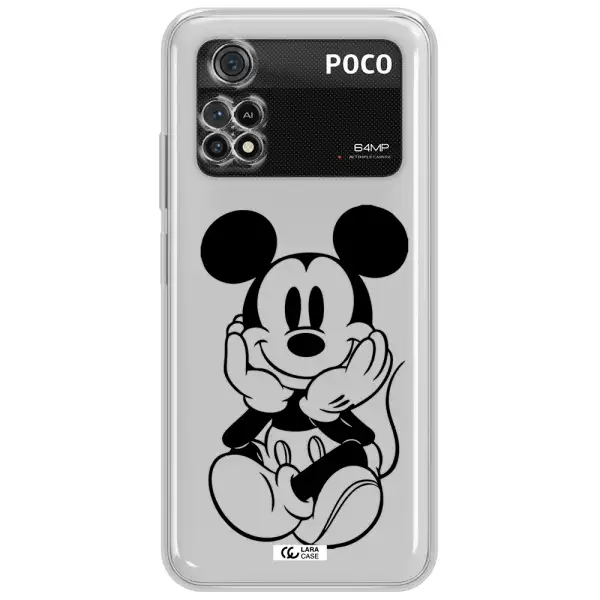 A Cartoon Of A Mouse Xiaomi Poco M4 Pro 4G Clear Tpu Case