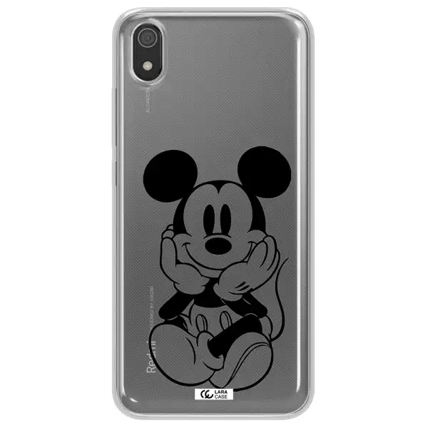 a cartoon of a mouse Xiaomi Redmi 7A Clear TPU Case