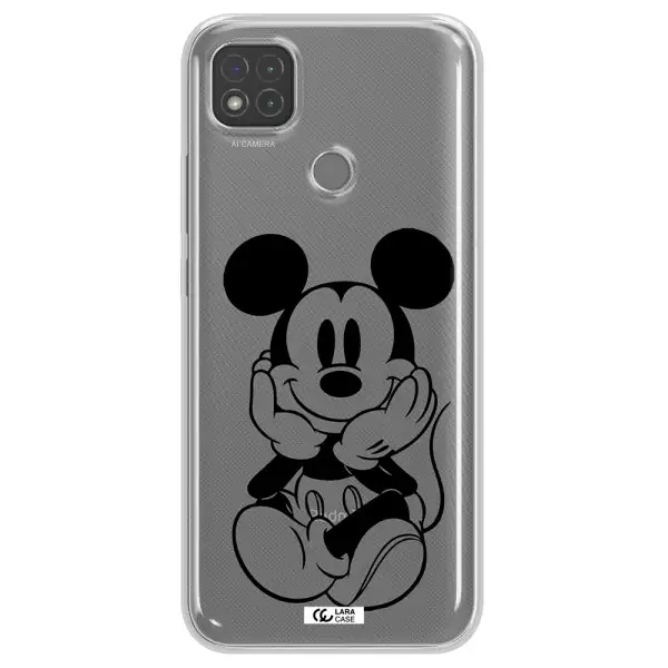 a cartoon of a mouse Xiaomi Redmi 9C Clear TPU Case