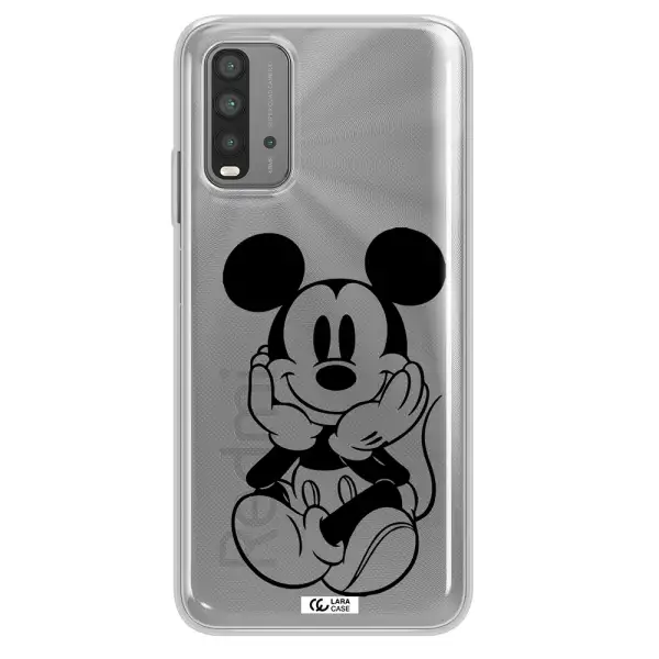 a cartoon of a mouse Xiaomi Redmi 9T Clear TPU Case