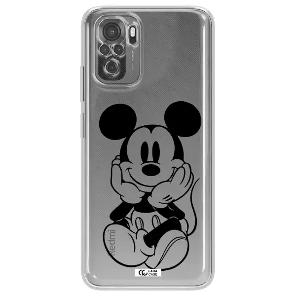 A Cartoon Of A Mouse Xiaomi Redmi Note 10S Clear Tpu Case